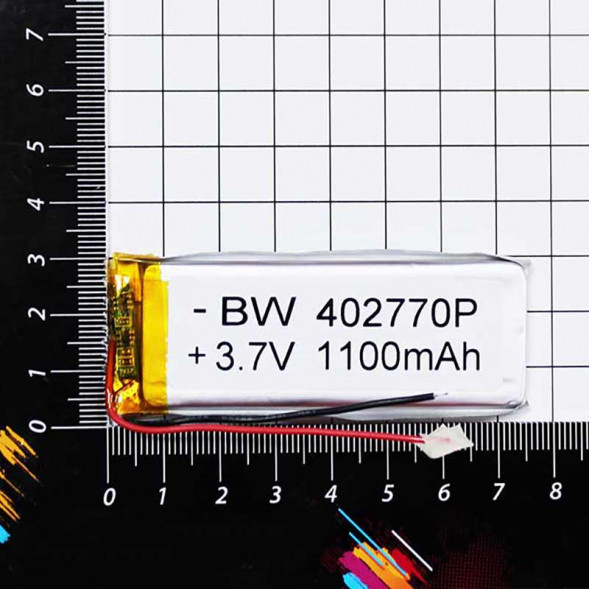 70X28X3mm 3.7V 1100mAh Литий-полимерный аккумулятор
