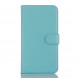Чехол книжка с визитницей для Asus Zenfone Zoom ZX551ML ZX550 (Голубой)