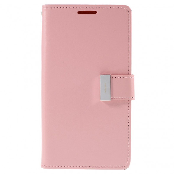 Чехол кошелек Mercury для Samsung Galaxy S6 EDGE+ G928 (Розовый)
