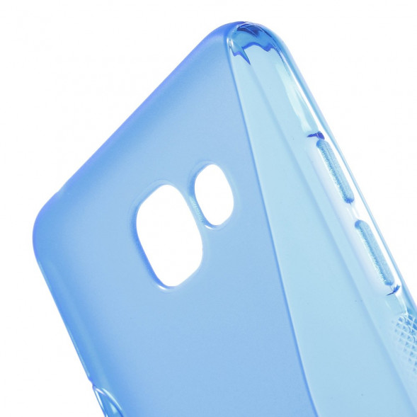 Противоскользящий чехол для Samsung Galaxy A5 (2016) SM-A510 (Голубой)