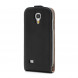 Вертикальный чехол флип для Samsung Galaxy S 4 mini i9190 (Черный)