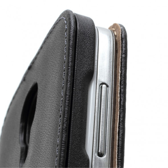 Вертикальный чехол флип для Samsung Galaxy S 4 mini i9190 (Черный)