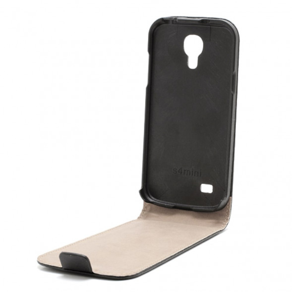 Вертикальный чехол флип для Samsung Galaxy S 4 mini i9190 (Черный)
