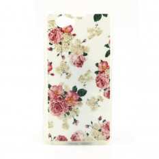 TPU Чехол накладка с рисунком для Sony Xperia Z1 Compact D5503 (Розы)