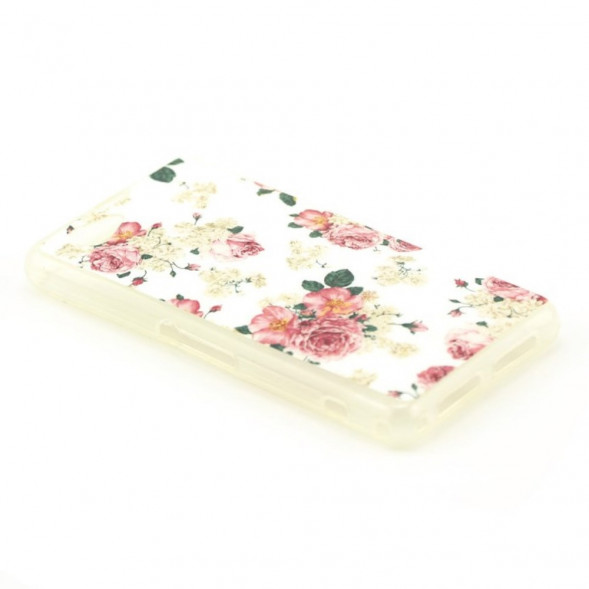 TPU Чехол накладка с рисунком для Sony Xperia Z1 Compact D5503 (Розы)