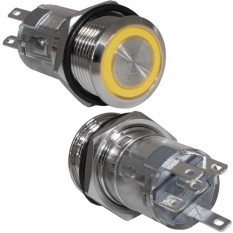 Кнопка антивандал. LAS2GQF-11E/Y/N on-(on)