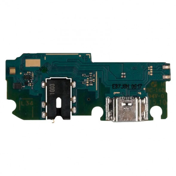 Шлейф для Samsung A022G Galaxy A02 плата на разъем зарядки, разъем гарнитуры, микрофон