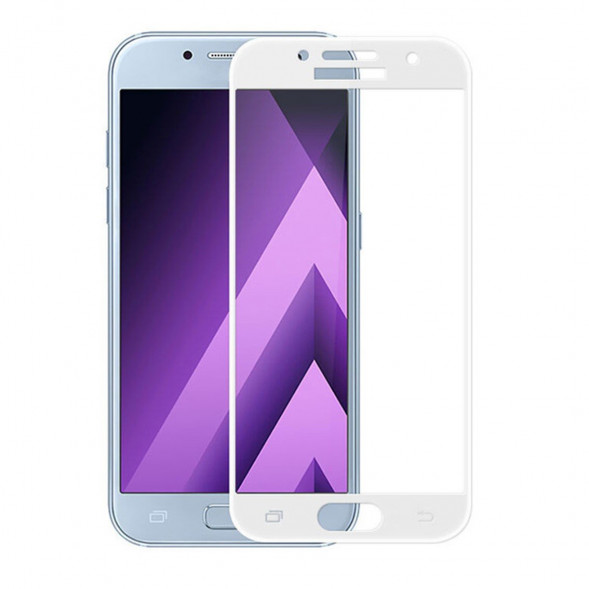 3D Защитное стекло для Samsung Galaxy A7 (2017) A720 (белый)