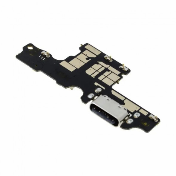 Шлейф для ZTE Blade 20 Smart плата на разъем зарядки, микрофон