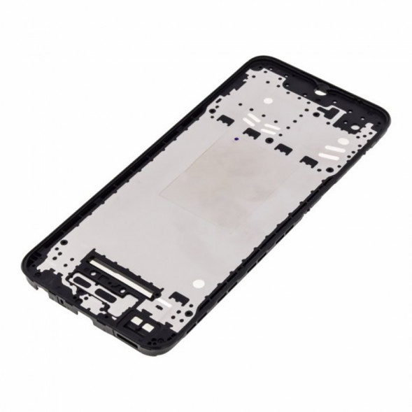 Рамка дисплея для Samsung A032 Galaxy A03 Core (Черный) средняя часть корпуса