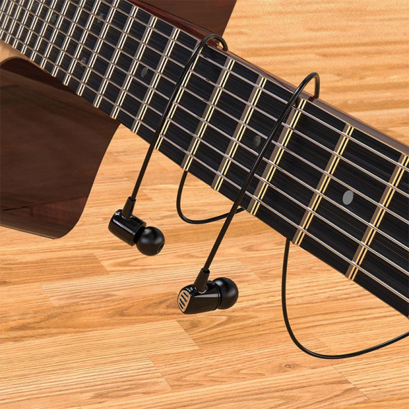 Проводные наушники Borofone BM43 Remy (черный)