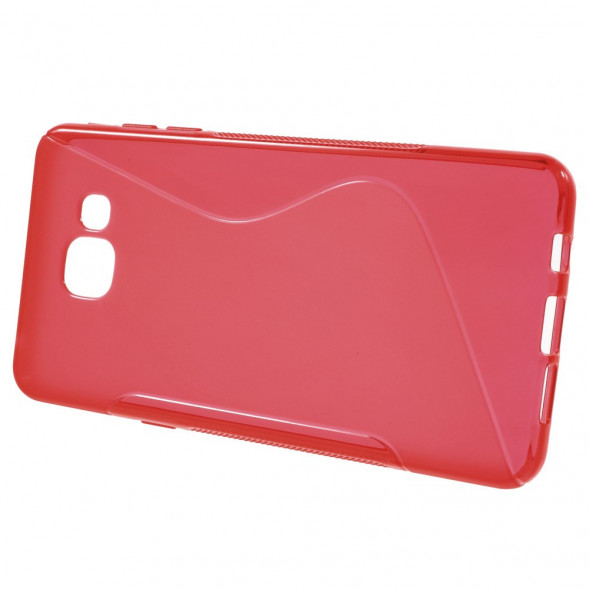 Противоскользящий чехол для Samsung Galaxy A5 (2016) SM-A510 (Красный)