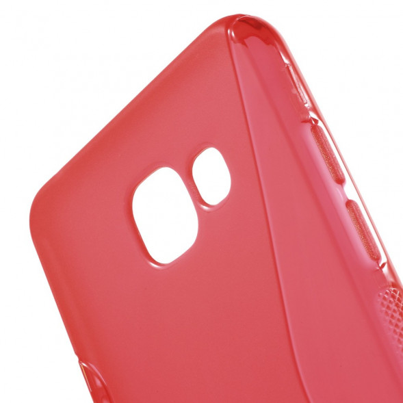 Противоскользящий чехол для Samsung Galaxy A5 (2016) SM-A510 (Красный)