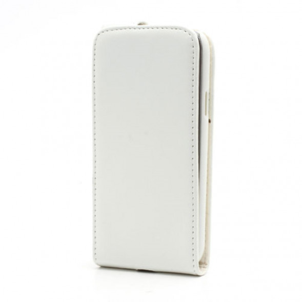 Чехол - нижний флип для Samsung Galaxy S 4 mini i9190 (Белый)