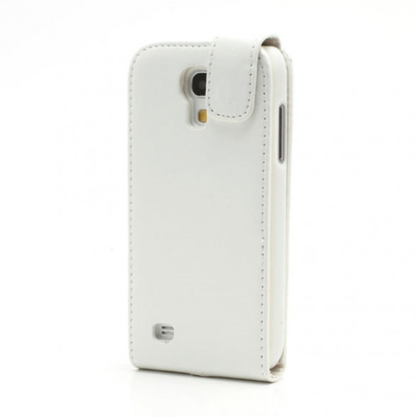 Чехол - нижний флип для Samsung Galaxy S 4 mini i9190 (Белый)