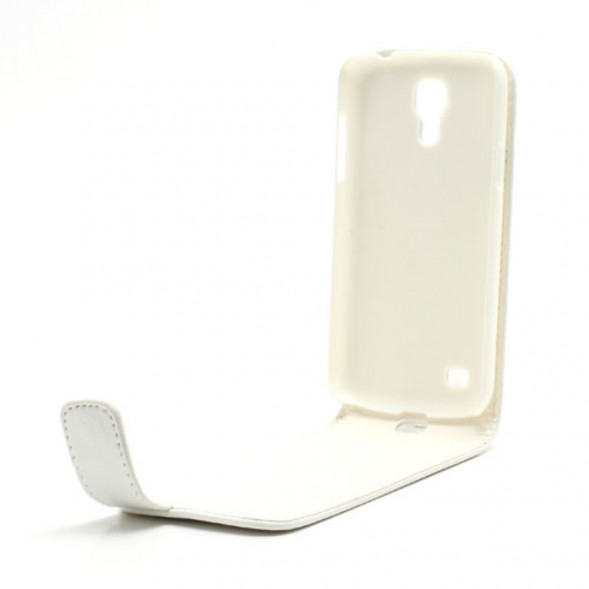Чехол - нижний флип для Samsung Galaxy S 4 mini i9190 (Белый)