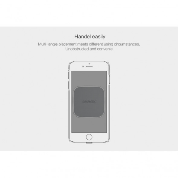 Автомобильное магнитное беспроводное зарядное устройство для Samsung (Белый)