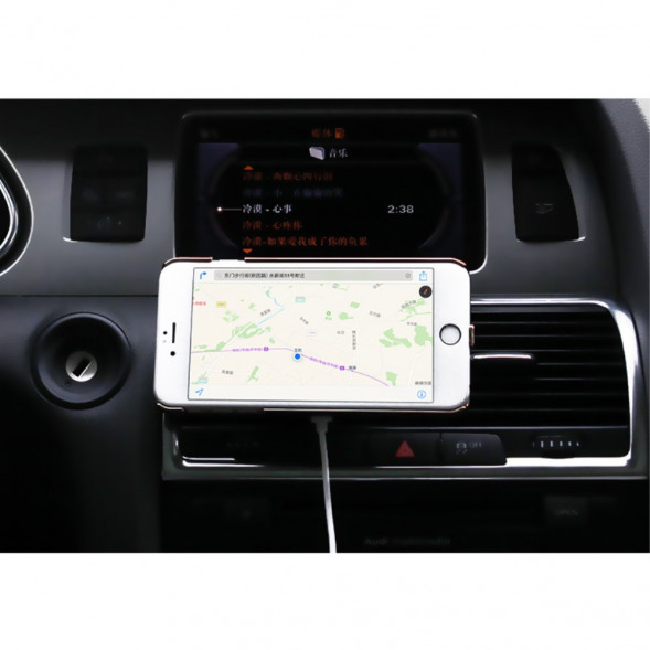 Автомобильное магнитное беспроводное зарядное устройство для Samsung (Белый)