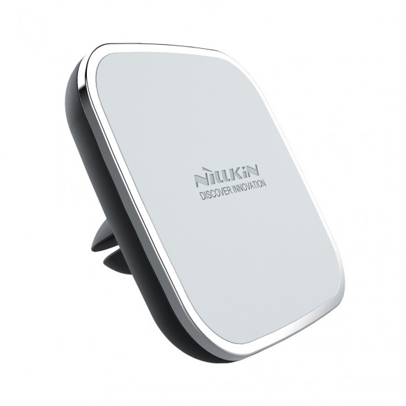 Автомобильное магнитное беспроводное зарядное устройство для Samsung (Белый)