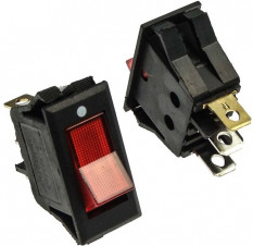 KCD3-101N-B11-R/3P on-off Тип 2 Переключатель клавишный (рокерный)