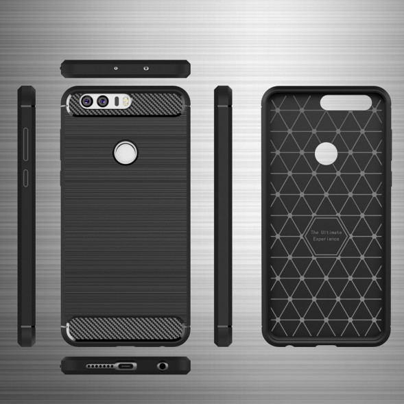 Чехол Carbon Fiber Texture для Samsung Galaxy A5 (2017) A520F (серый)