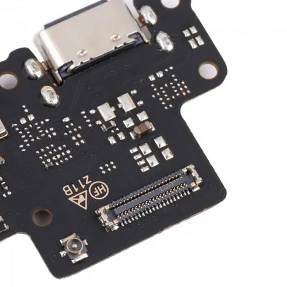 Шлейф для ZTE Blade V2020 Smart плата на разъем зарядки, разъем гарнитуры, микрофон