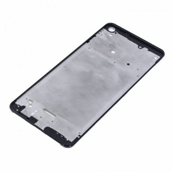 Рамка дисплея для Samsung A217 Galaxy A21s средняя часть корпуса (Черная)