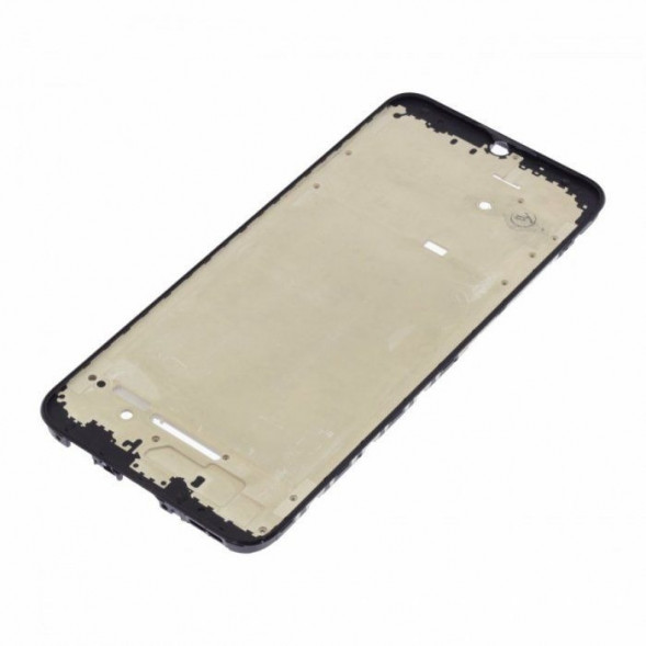 Рамка дисплея для Samsung A035 Galaxy A03 (Черный) средняя часть корпуса