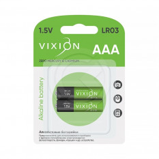 Батарейка Vixion алкалиновая LR03 - AAA (блистер 2шт)