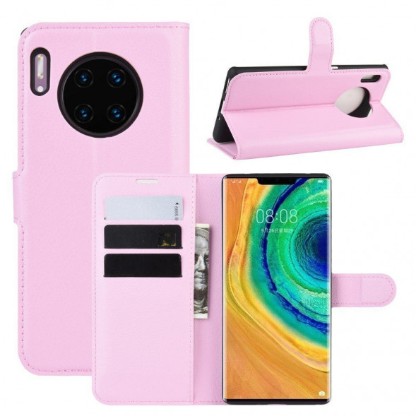 Чехол книжкой для Huawei Mate 30 Pro (розовый)
