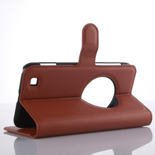 Чехол книжка с визитницей для Asus Zenfone Zoom ZX551ML ZX550 (Коричневый)