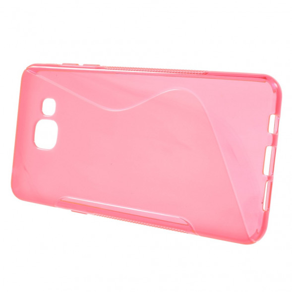 Противоскользящий чехол для Samsung Galaxy A5 (2016) SM-A510 (Малиновый)