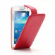 Чехол - нижний флип для Samsung Galaxy S 4 mini i9190 (Красный)