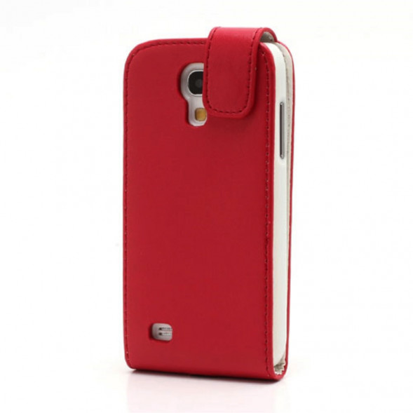 Чехол - нижний флип для Samsung Galaxy S 4 mini i9190 (Красный)