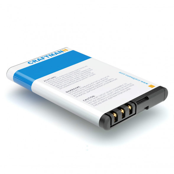 Аккумулятор Craftmann Nokia 5220, 3720, 6303, C3-01, C5 Li-ion 1050 mAh BL-5CT