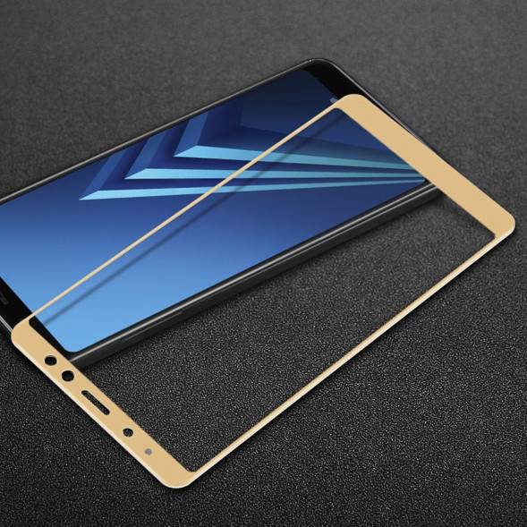 3D Защитное стекло для Samsung Galaxy A7 (2018) A730 / A8 Plus (2018) (золото)