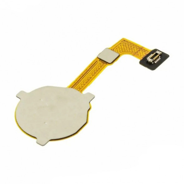 Шлейф для OPPO A15, A15s, A53 кнопка сканер отпечатка пальца (Черный)