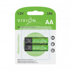 Батарейка Vixion алкалиновая LR6 - AA (блистер 2шт)