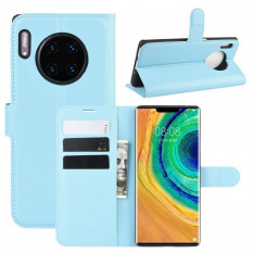 Чехол книжкой для Huawei Mate 30 Pro (голубой)
