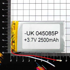 85X50X4mm 3.7V 2500mAh Литий-полимерный аккумулятор