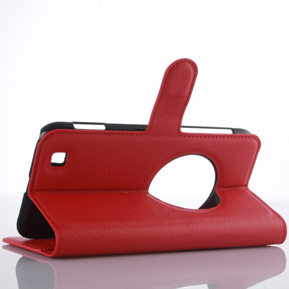 Чехол книжка с визитницей для Asus Zenfone Zoom ZX551ML ZX550 (Красный)