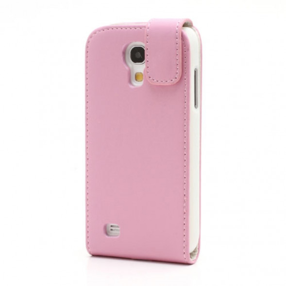 Чехол - нижний флип для Samsung Galaxy S 4 mini i9190 (Розовый)