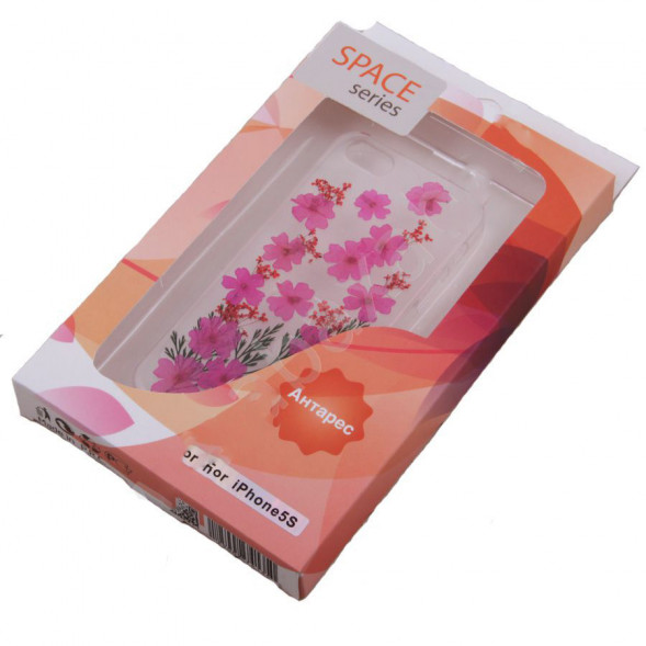 Пластиковый чехол для iPhone 5, 5S, SE (Икебана цветок)