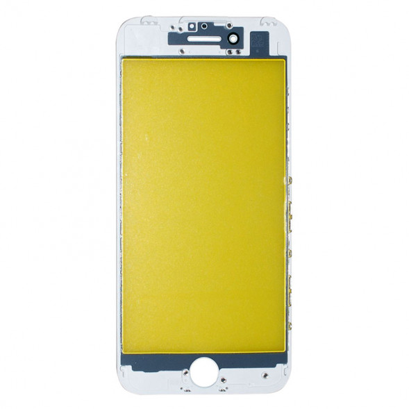 Стекло дисплея с рамкой iPhone 7 для переклейки (Белое)