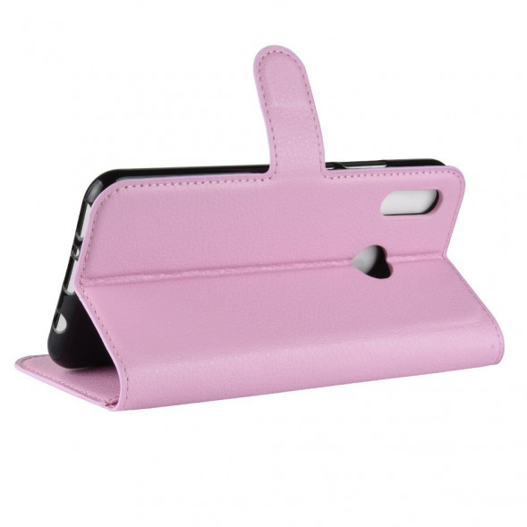 Чехол книжка с визитницей для Huawei Nova 3 (розовый)