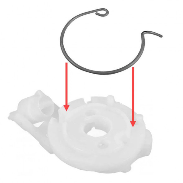 126835818 Пружина ручки фильтродержателя Saeco