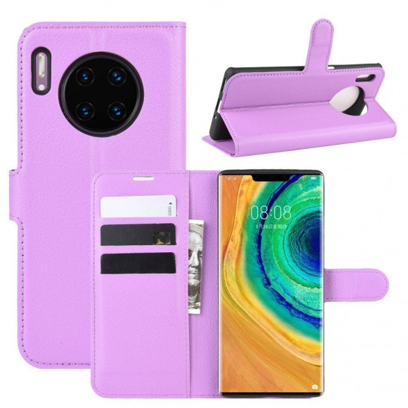 Чехол книжкой для Huawei Mate 30 Pro (фиолетовый)