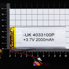 110X37X3mm 3.7V 2000mAh Литий-полимерный аккумулятор