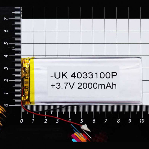 110X37X3mm 3.7V 2000mAh Литий-полимерный аккумулятор