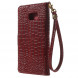 Чехол под крокодиловую кожу для Samsung Galaxy S6 EDGE+ G928 (Красный)